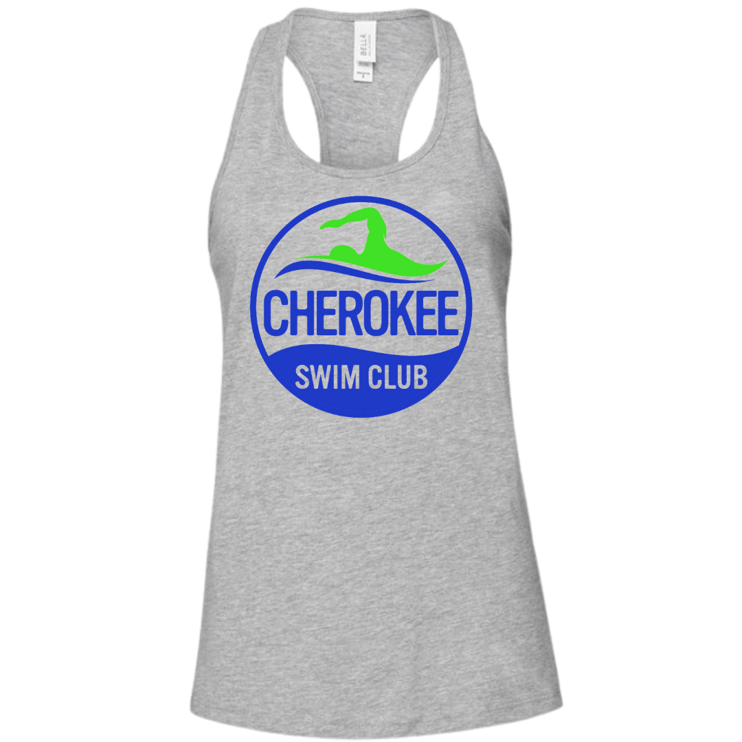 Ladies' Racerback Flowy Tank (Customized) - Cherokee Swim Club