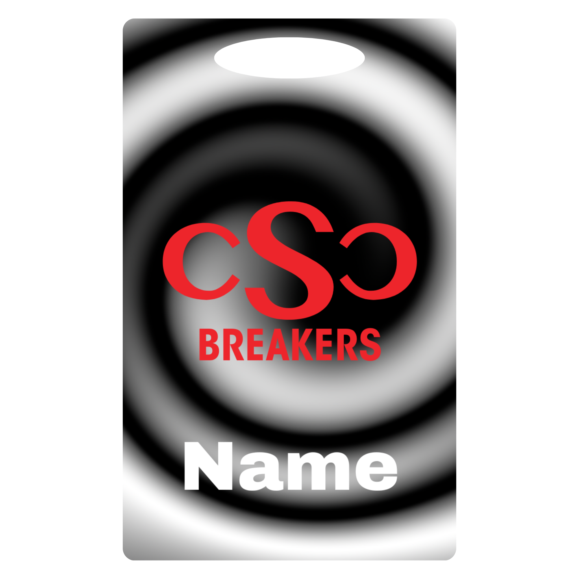 Aluminum Bag Tag (Customized) - Concord