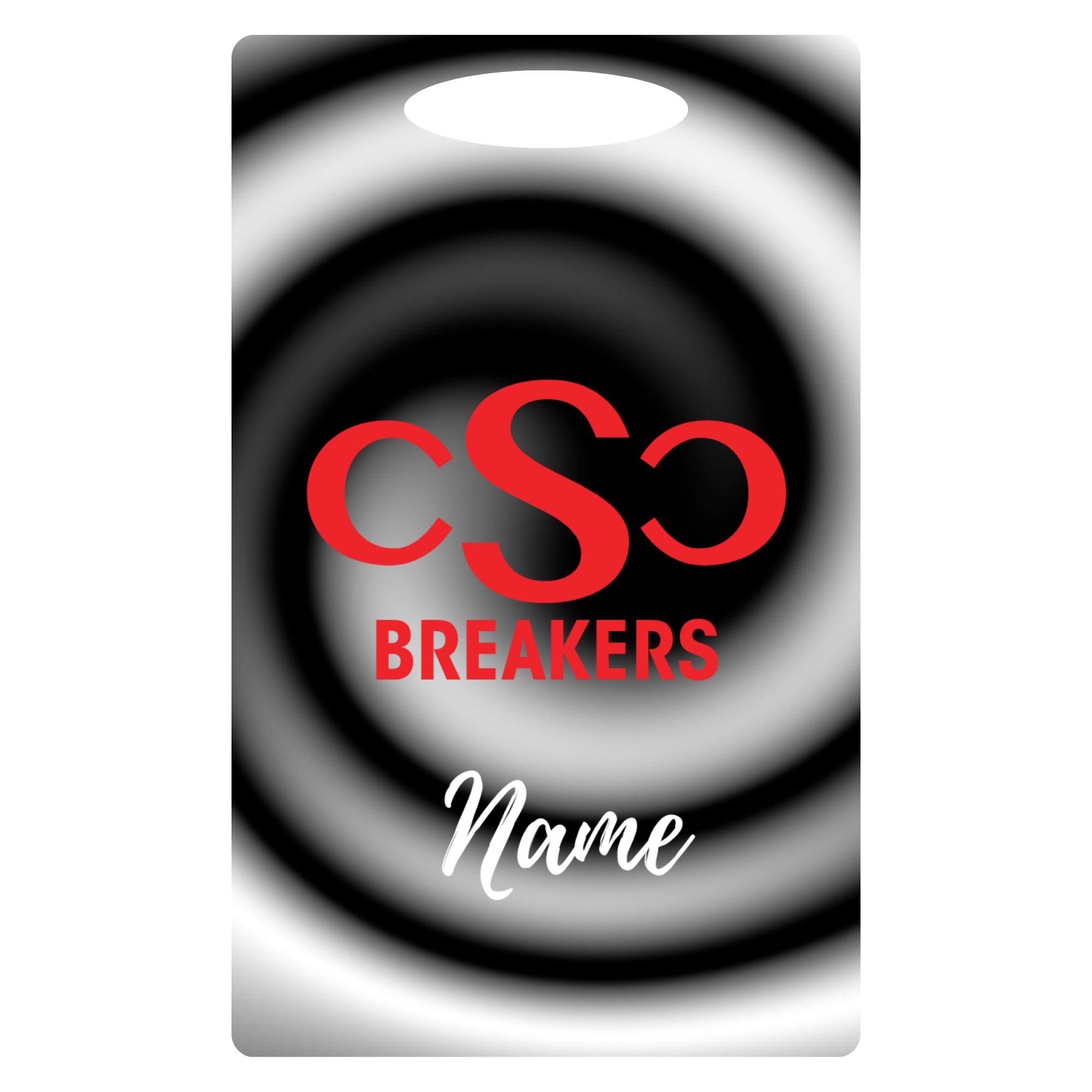 Aluminum Bag Tag (Customized) - Concord