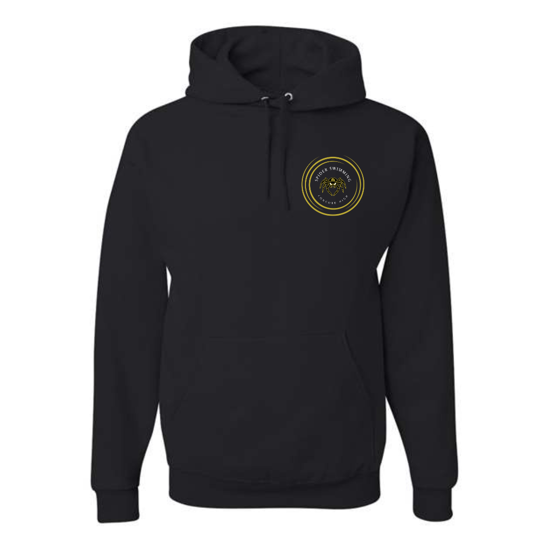 Medium Weight Unisex Hooded Sweatshirt Circle Logo (Customized) - Concord HS