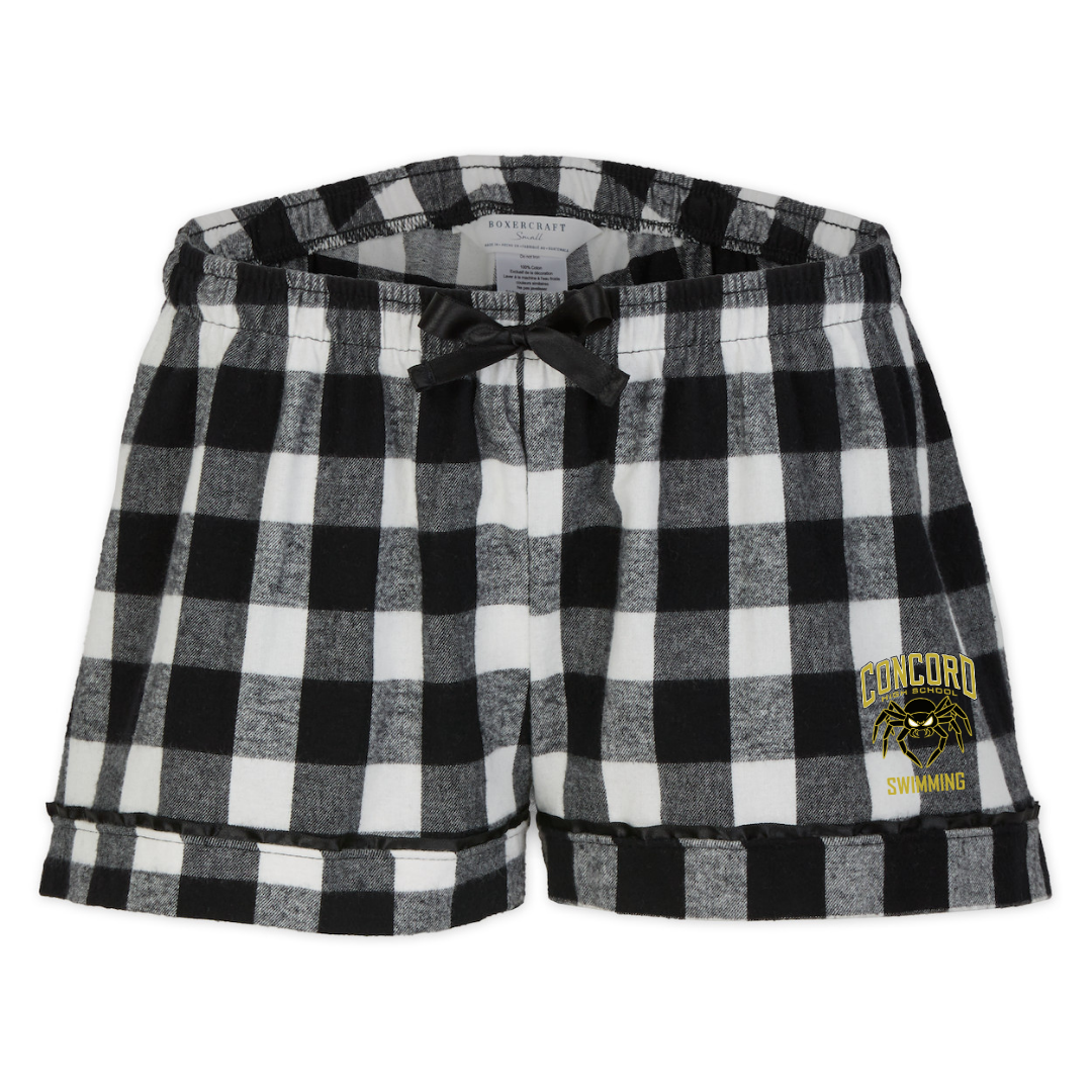 Boxercraft Women's Flannel Short (Customized) - Concord HS