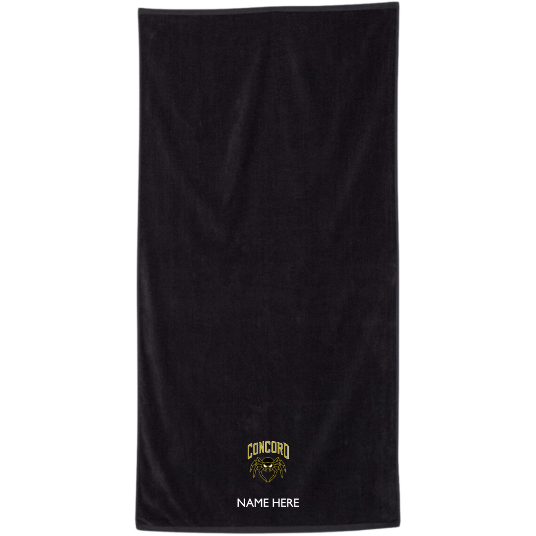 34" x 70" Velour Towel (Customized) - Concord HS