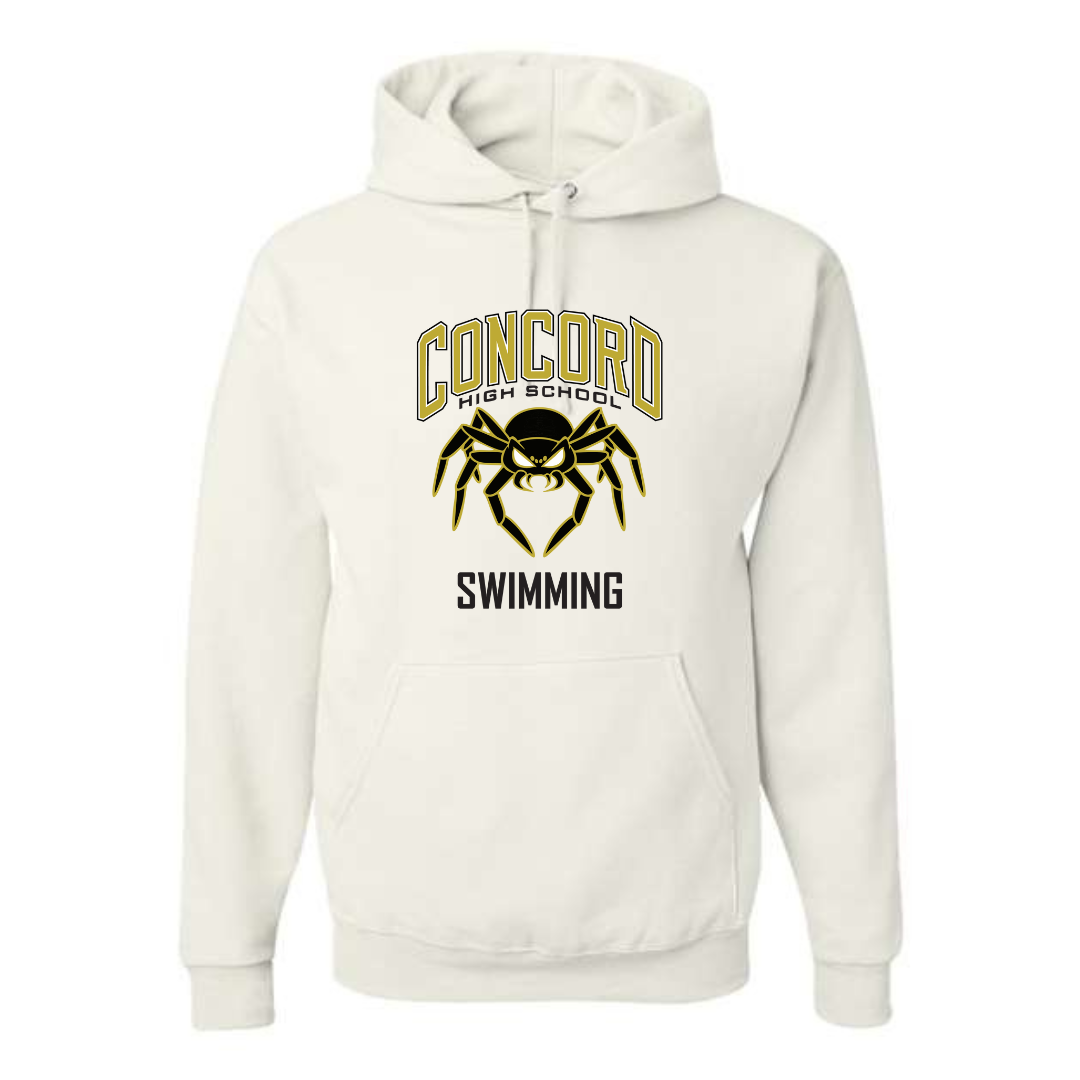 Medium Weight Unisex Hooded Sweatshirt Spider Logo (Customized) - Concord HS