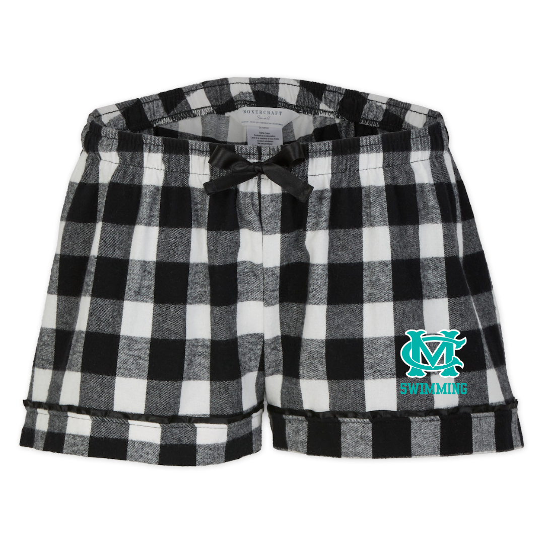 Boxercraft Women's Flannel Short (Customized) - Cox Mill