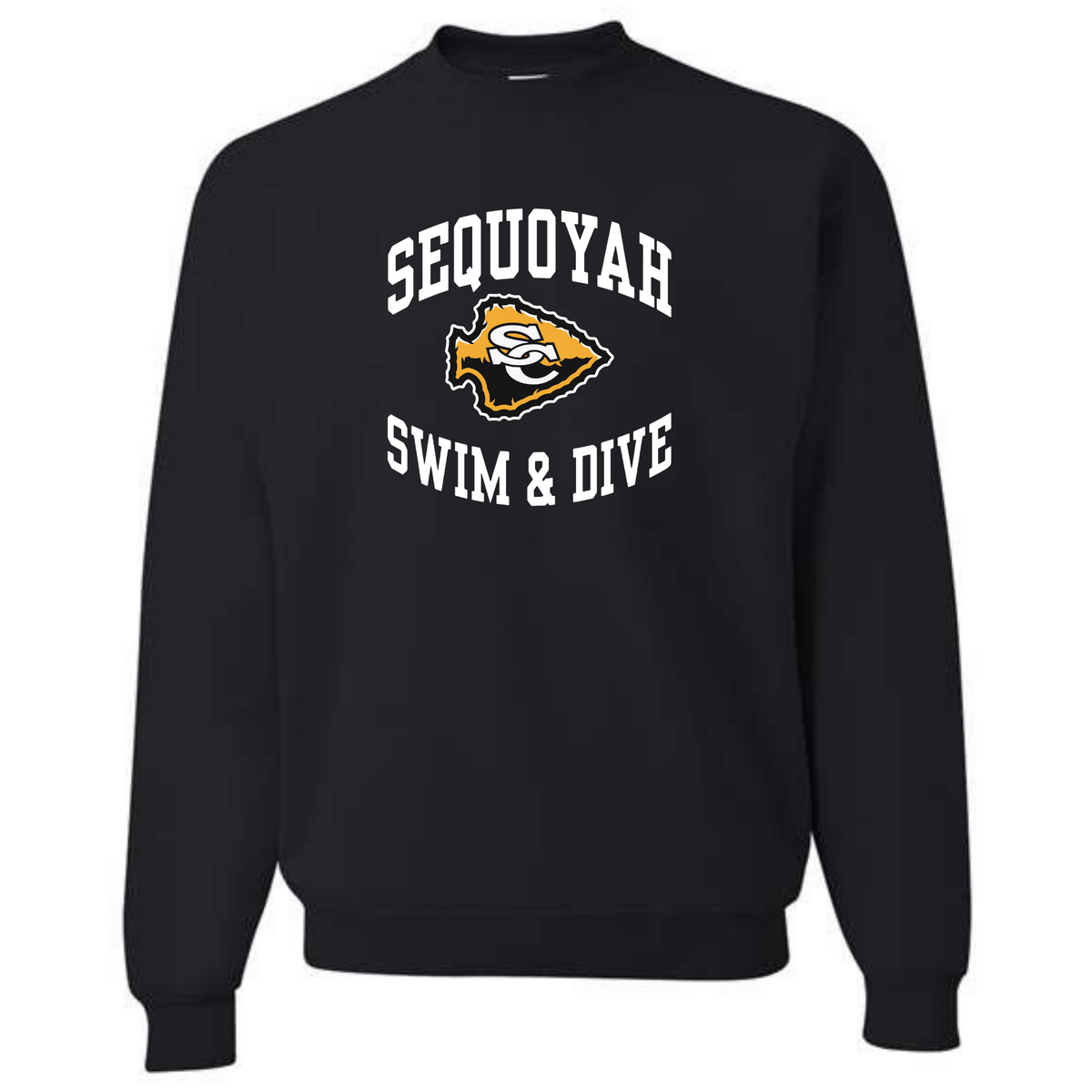 Medium Weight Unisex Crew Neck Sweatshirt (Customized) - Sequoyah High School