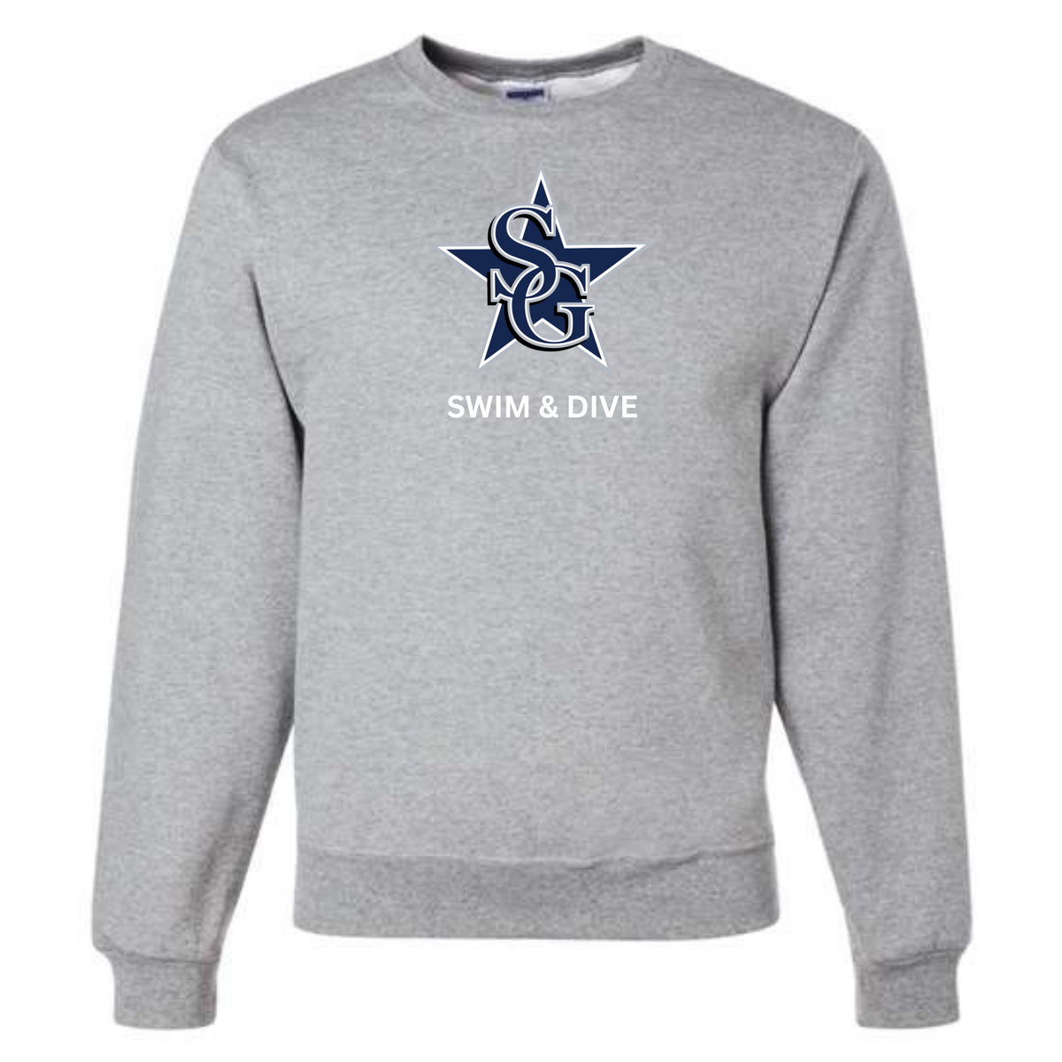 Fleece Crew Neck Sweatshirt (Heat Presesed) - South Gwinnett