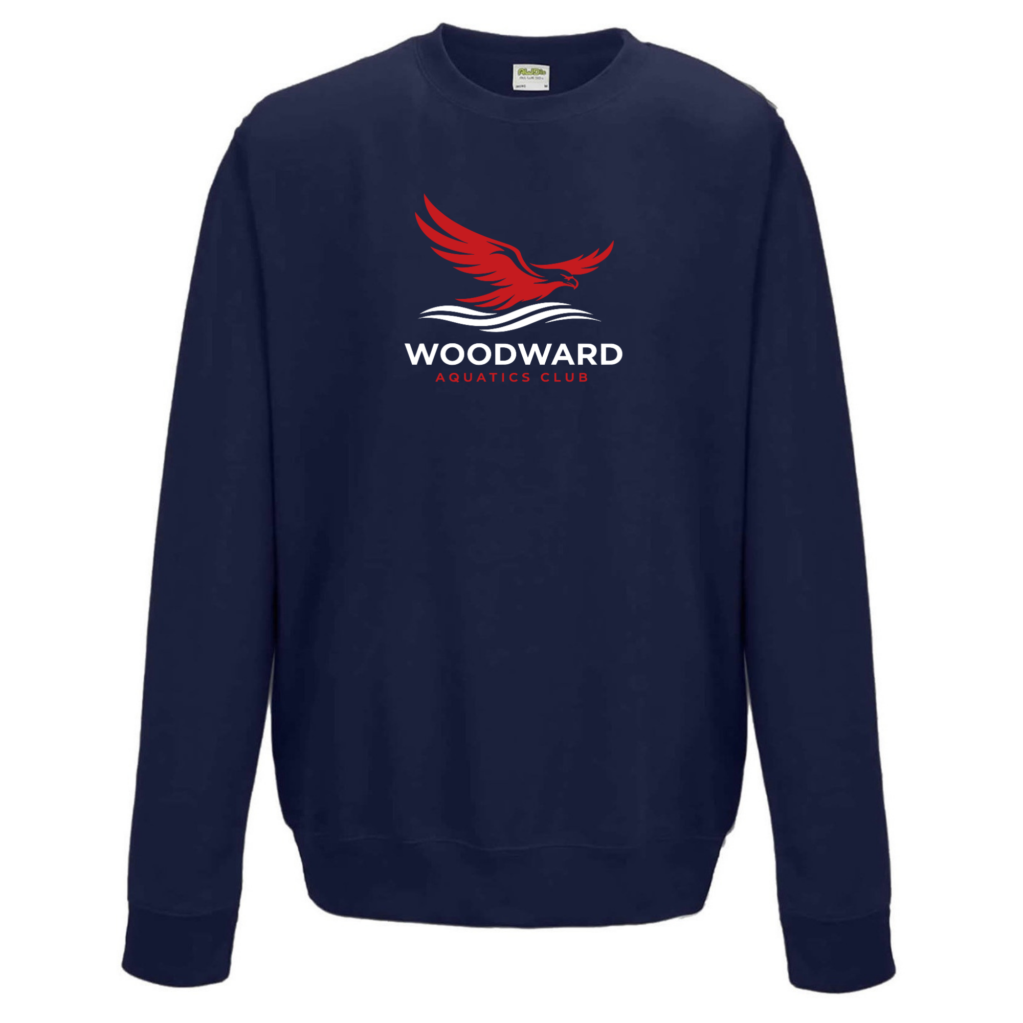Medium Weight Unisex Crew Neck Sweatshirt (Customized) - Woodward Aquatics Club