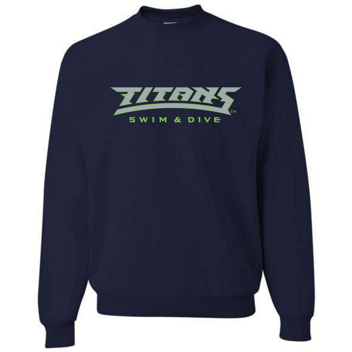 Medium Weight Unisex Crew Neck Sweatshirt (Heat Pressed) - Discovery High School
