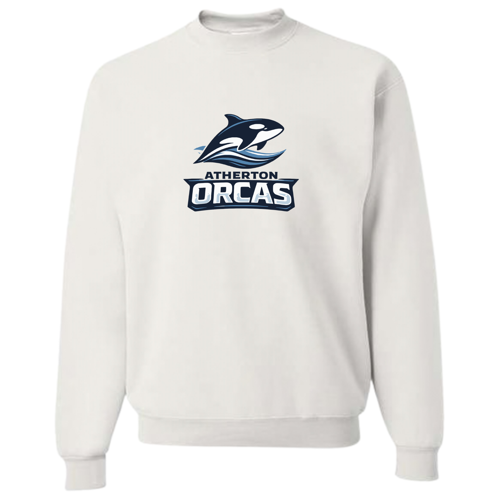 Medium Weight Unisex Crew Neck Sweatshirt (Customized) - Atherton Orcas