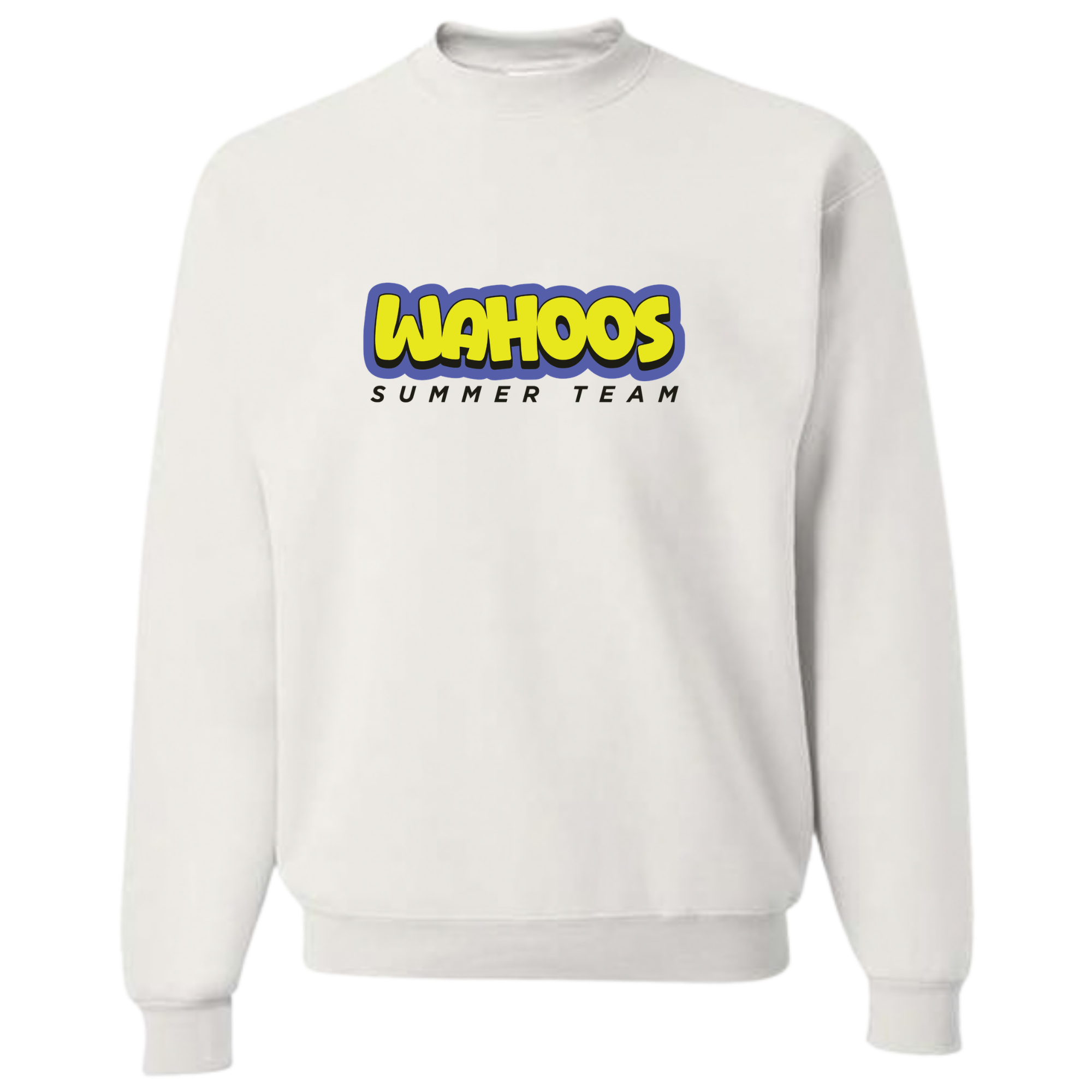 Medium Weight Unisex Crew Neck Sweatshirt (Customized) - Wahoos Summer Team