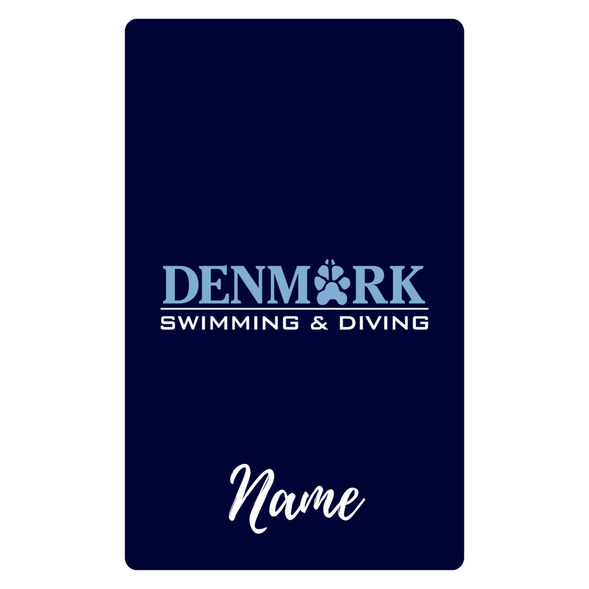 Aluminum Bag Tag (Customized) - Denmark