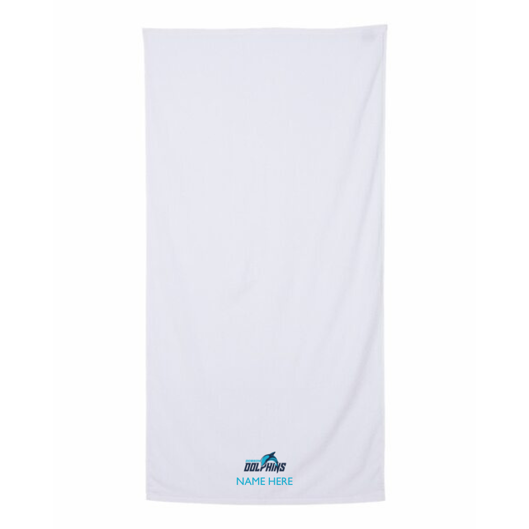 34" x 70" Velour Towel (Customized) - Dobson