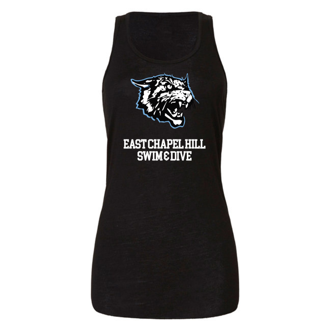 Ladies Racerback Flowy Tank (Customoized) - East Chapel Hill