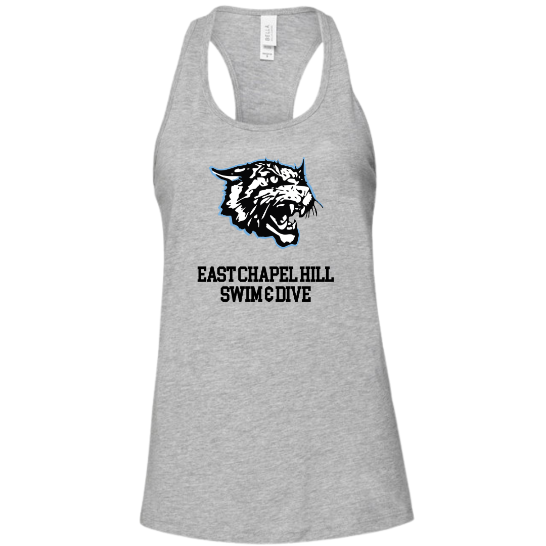 Ladies Racerback Flowy Tank (Customoized) - East Chapel Hill
