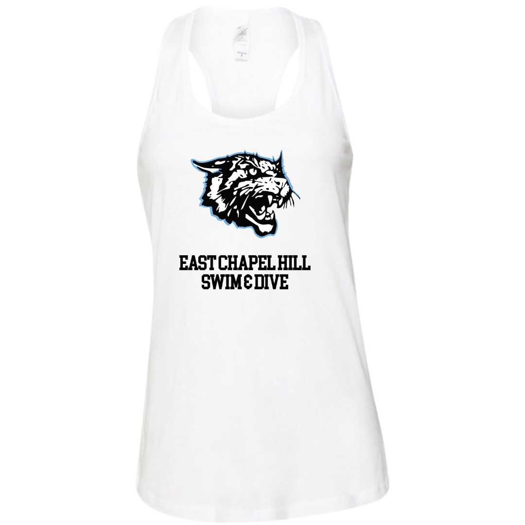 Ladies Racerback Flowy Tank (Customoized) - East Chapel Hill