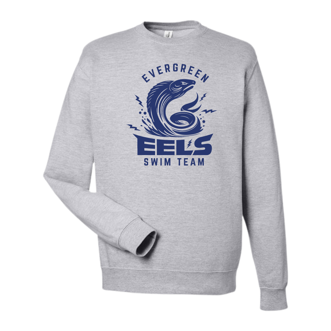 Medium Weight Unisex Crew Neck Sweatshirt (Customized) - Evergreen Eels