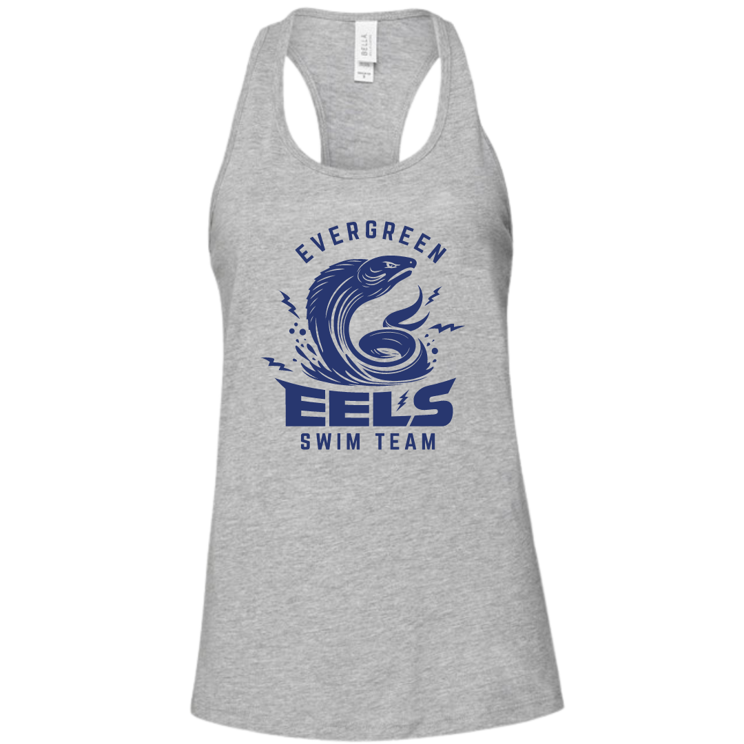 Ladies' Racerback Flowy Tank (Customized) - Evergreen Eels