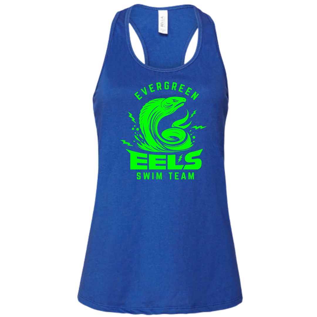 Ladies' Racerback Flowy Tank (Customized) - Evergreen Eels