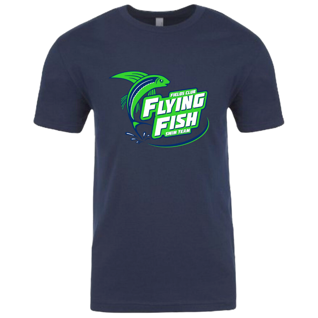 Short Sleeve T-Shirt - Flying Fish Logo - (Customized) - Fields Club