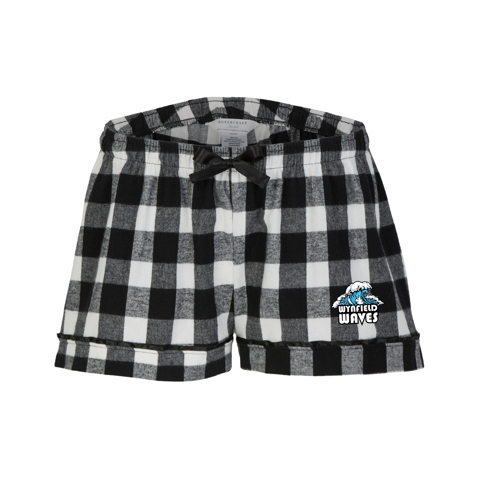 Boxercraft Women's Flannel Short (Heat Press) - Wynfield Waves