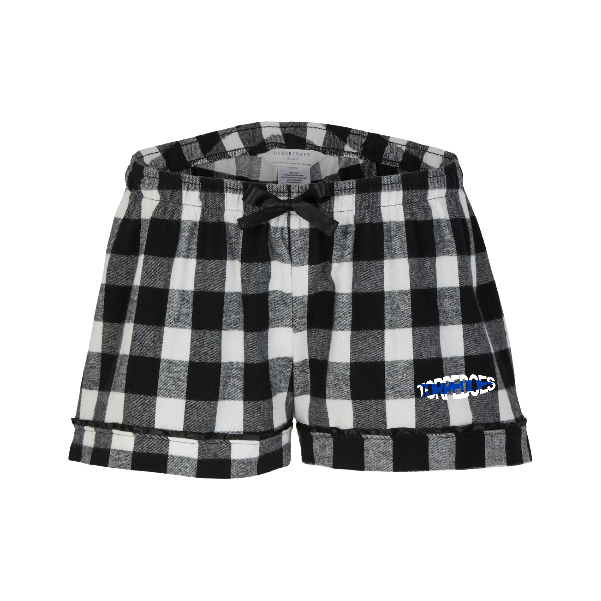 Boxercraft Women's Flannel Short (Customized) - Tuxford