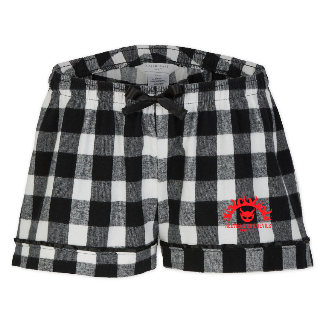 Boxercraft Women's Flannel Short (Customized) - Redfield