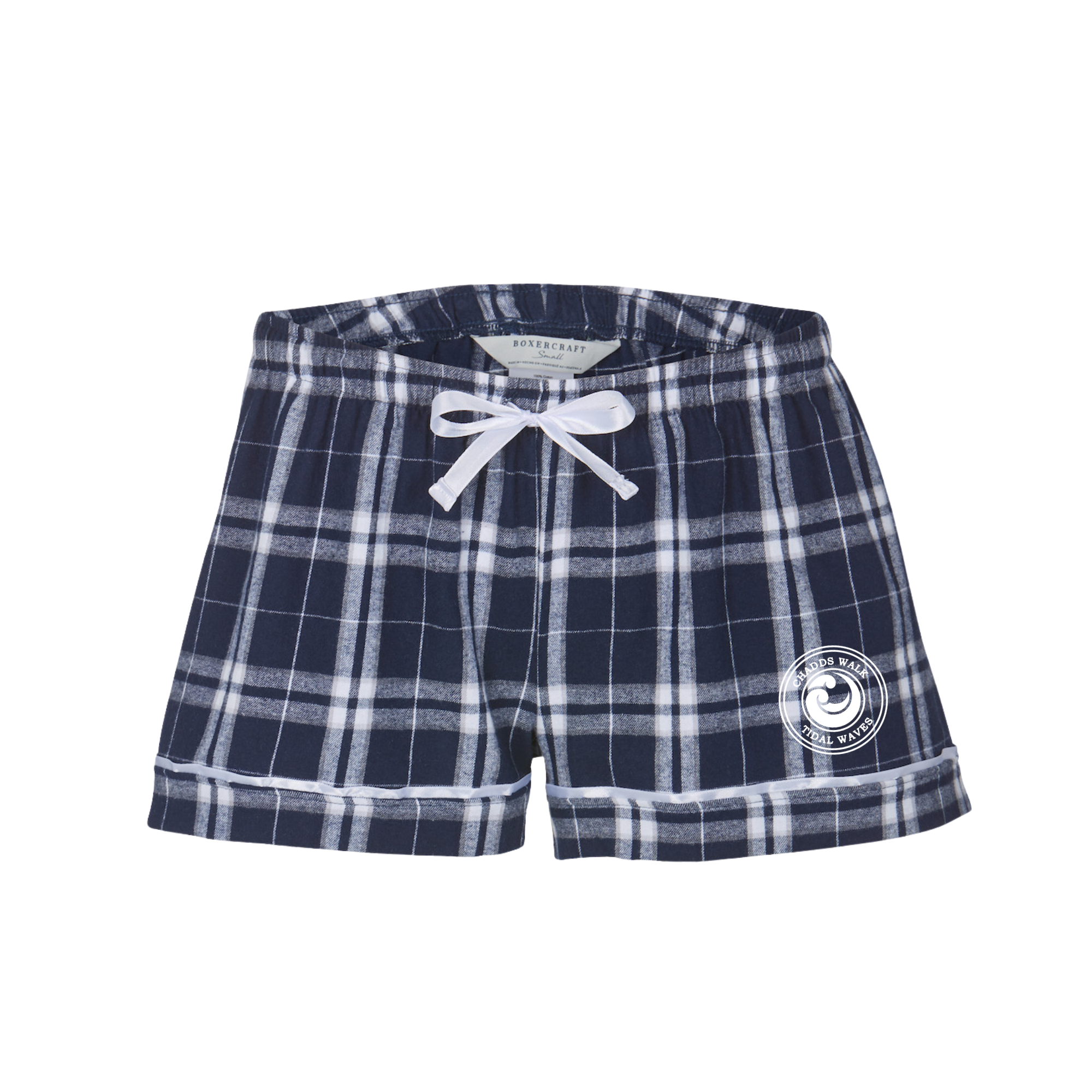 Boxercraft Women's Flannel Short (Heat Press) - Chadds Walk Tidal Waves
