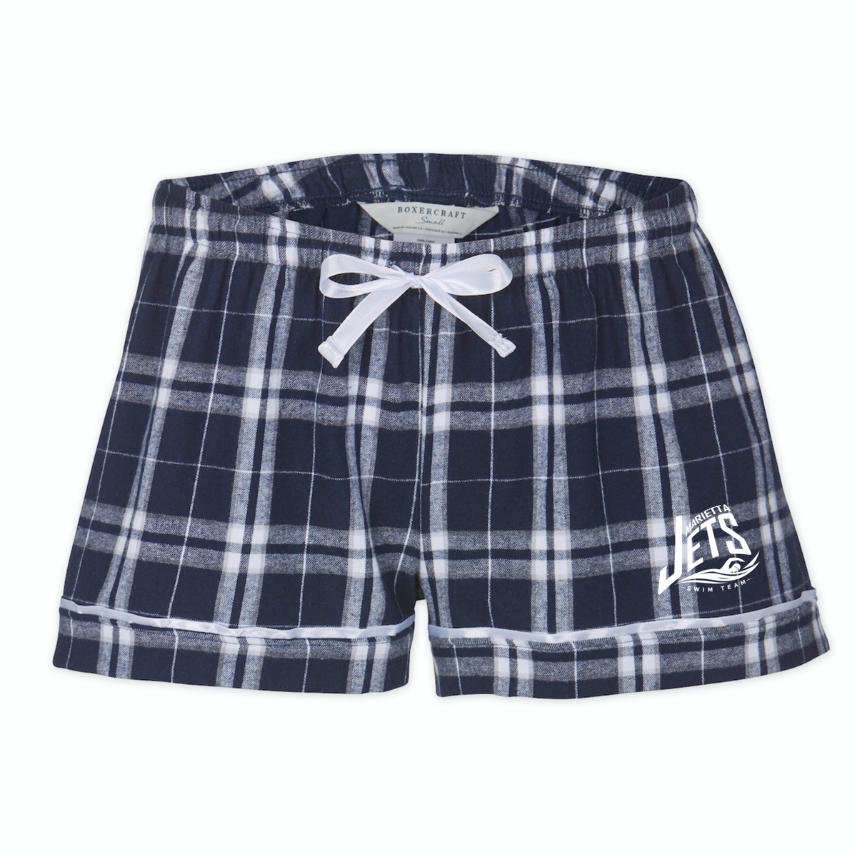 Boxercraft Women's Flannel Short (Heat Pressed) - Marietta Jets