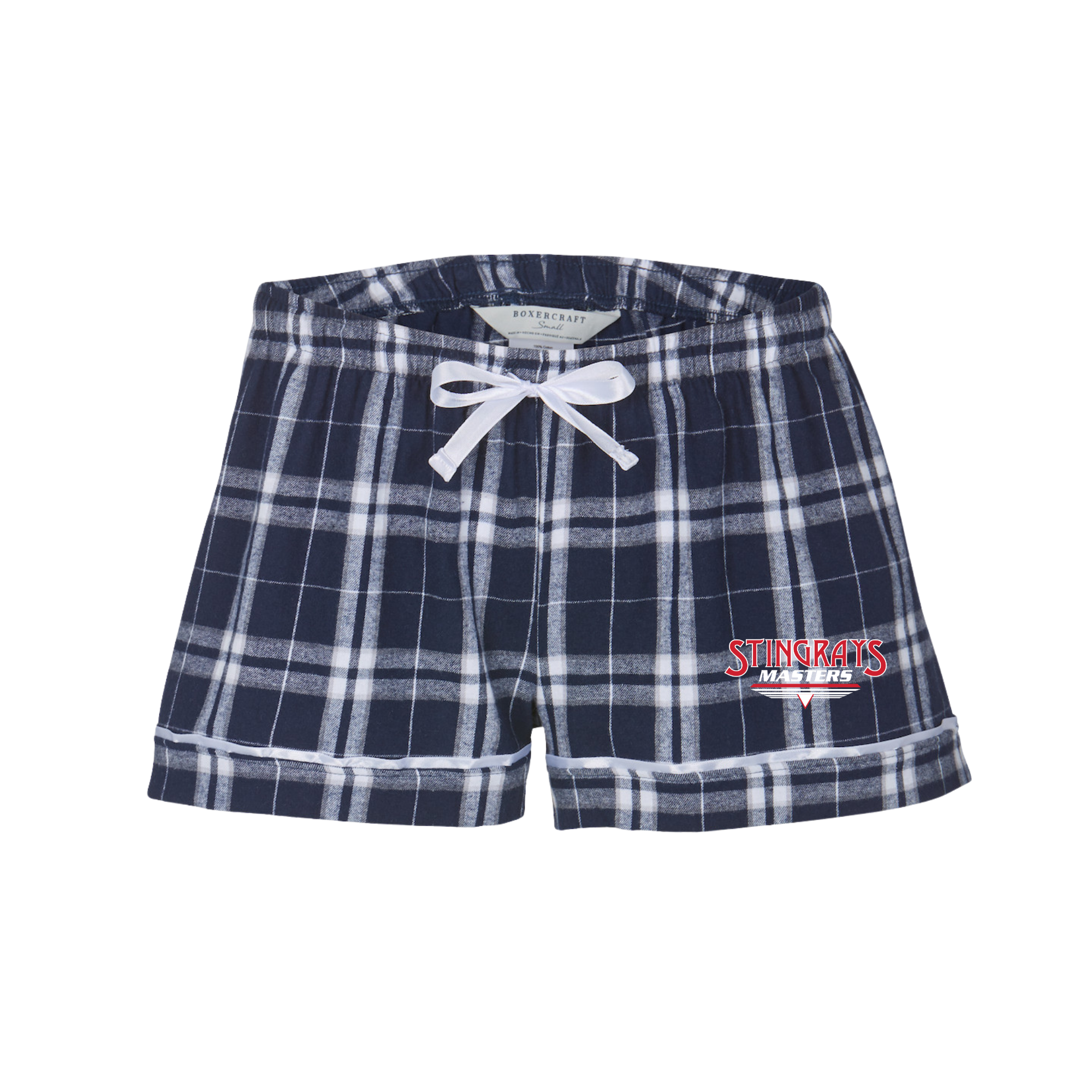 Boxercraft Women's Flannel Short (Customized) - Stingrays Swimming (Masters Team)