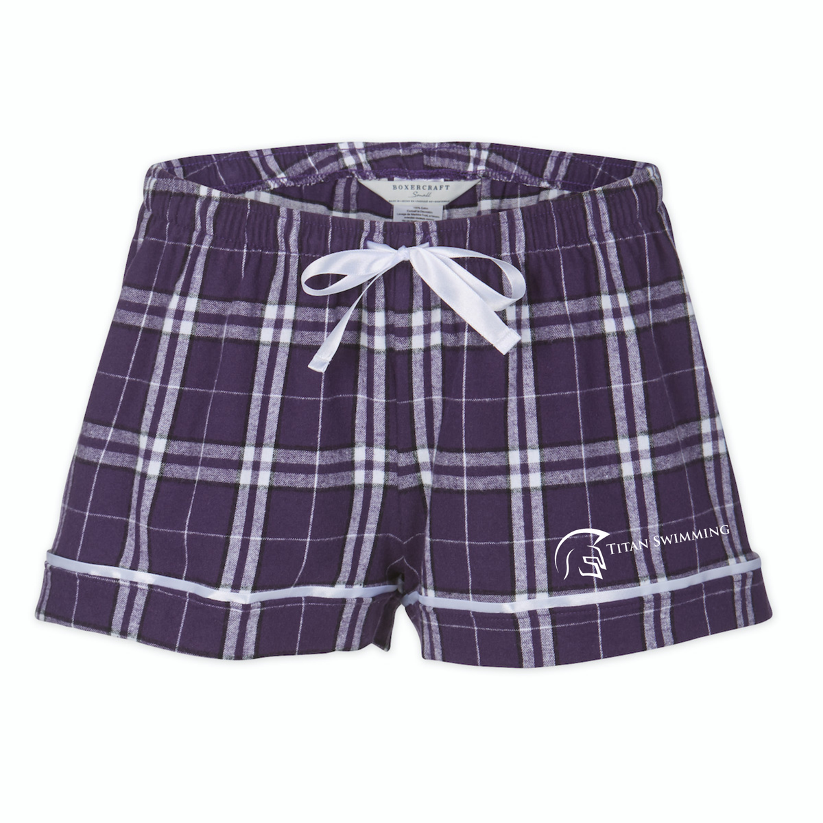 Boxercraft Women's Flannel Short (Heat Press) - True North Titans