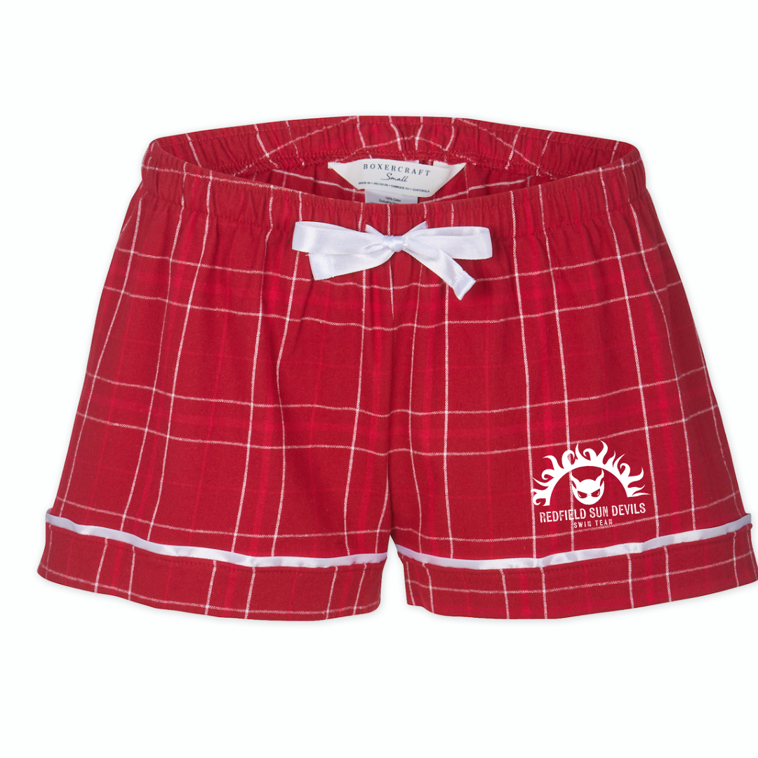 Boxercraft Women's Flannel Short (Customized) - Redfield