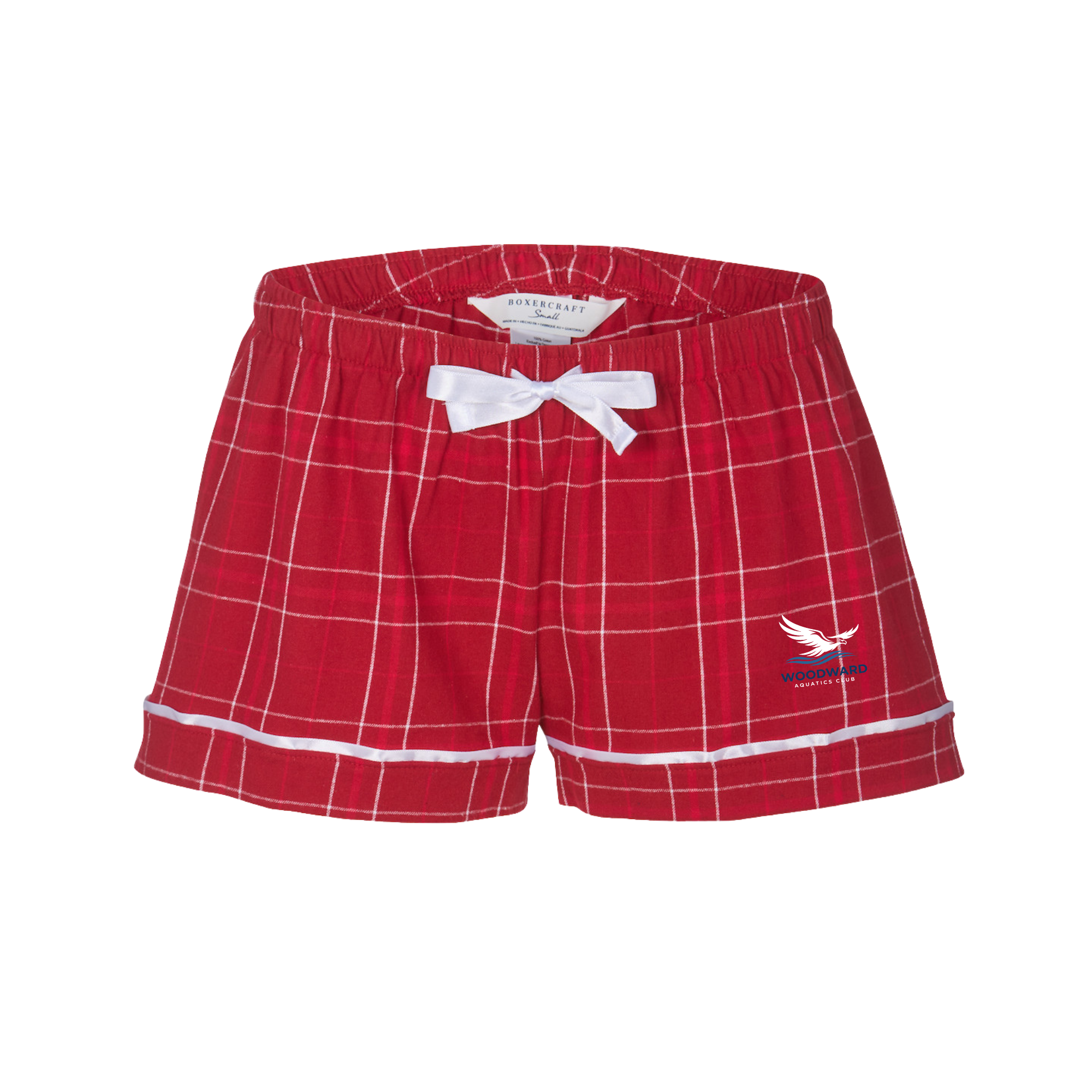 Boxercraft Women's Flannel Short (Heat Press) - Woodward Aquatics Club