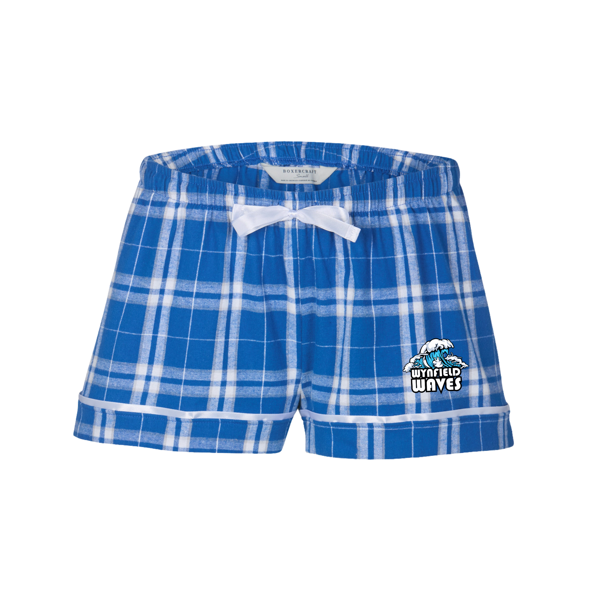 Boxercraft Women's Flannel Short (Heat Press) - Wynfield Waves