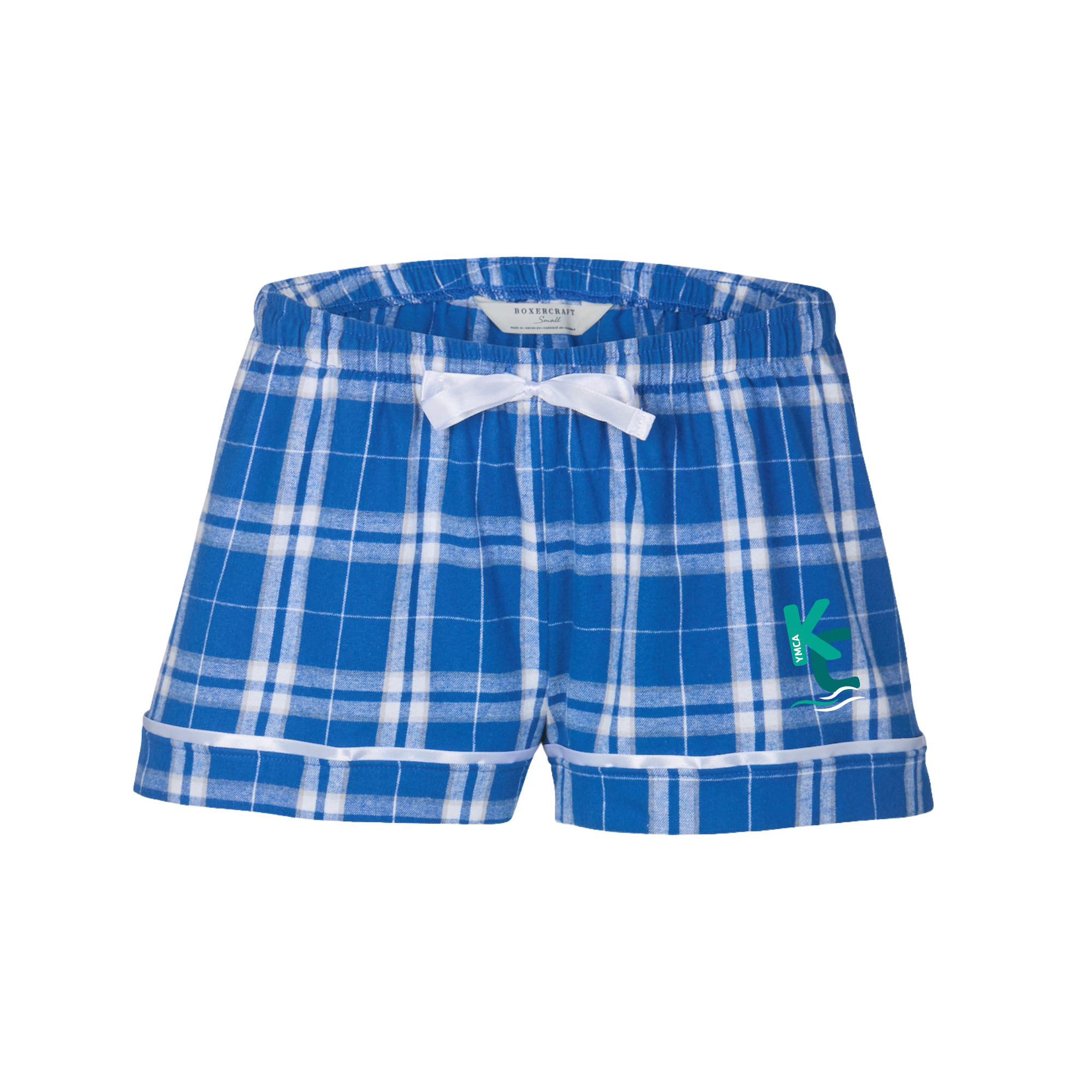 Boxercraft Women's Flannel Short (Heat Press) - Kannapolis YMCA