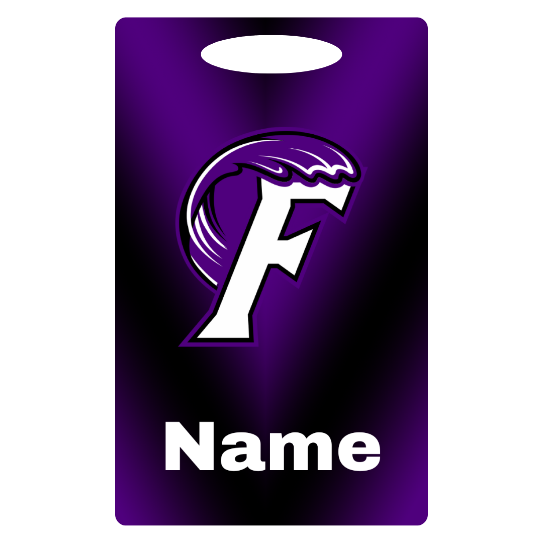 Aluminum Bag Tag (Customized) - Fletcher Swim and Dive