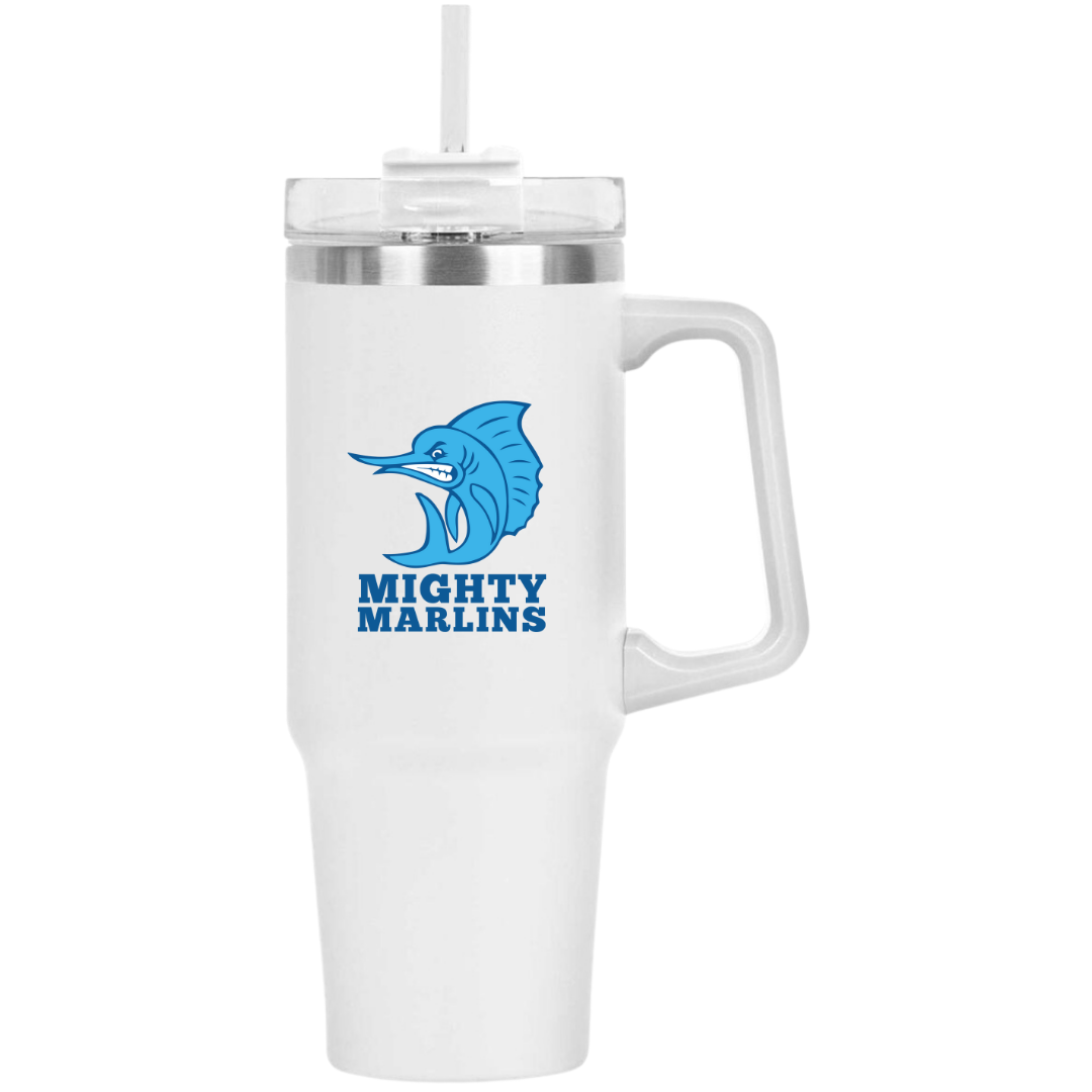 40oz Insulated Tumbler (Customized) - Flowers Crossing
