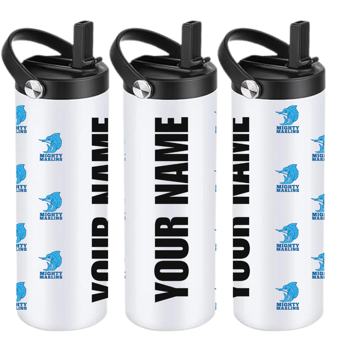 Personalized Insulated Sports Bottle 20oz (Customized) - Flowers Crossing