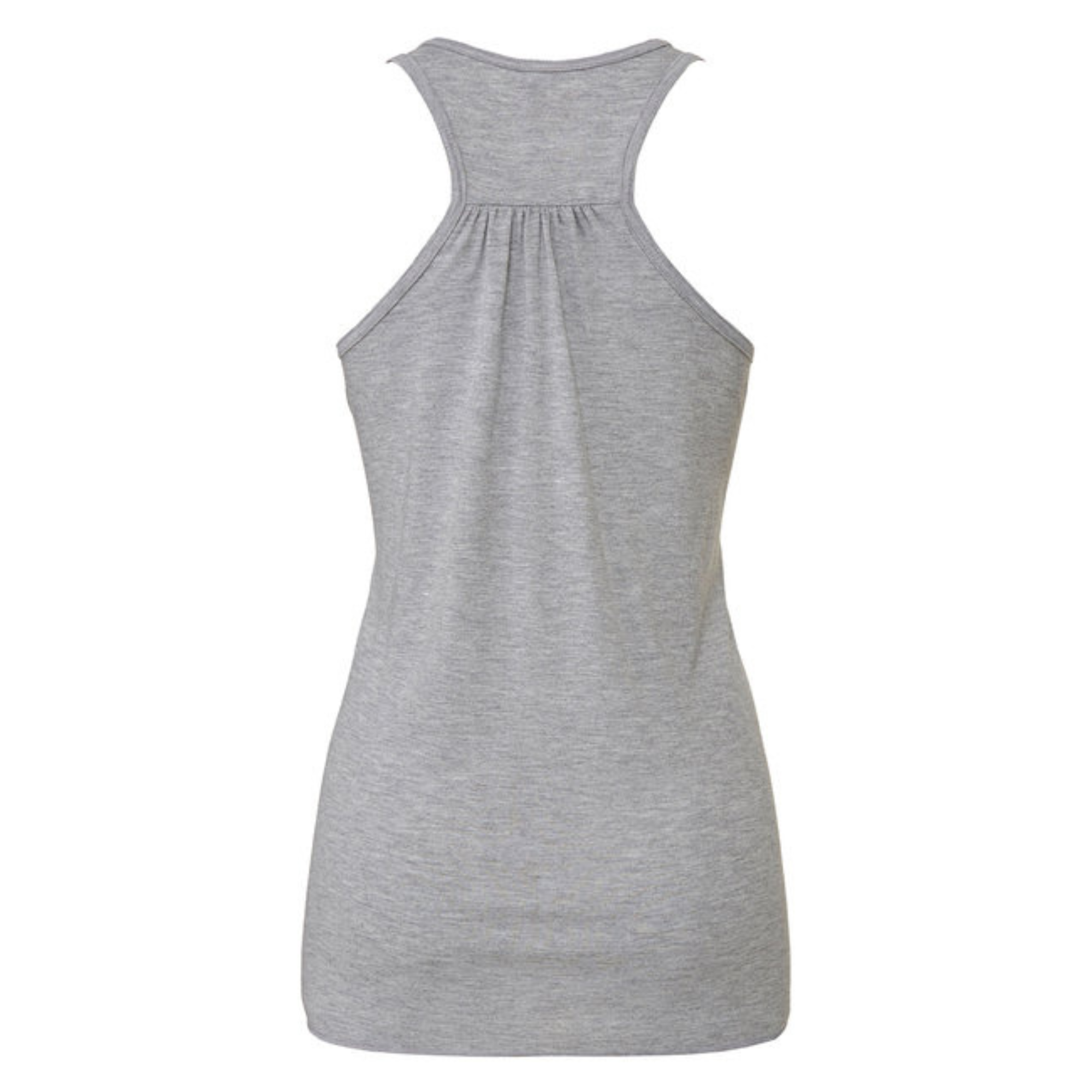 Ladies' Racerback Flowy Tank Stripe Logo (Customized) - MSA