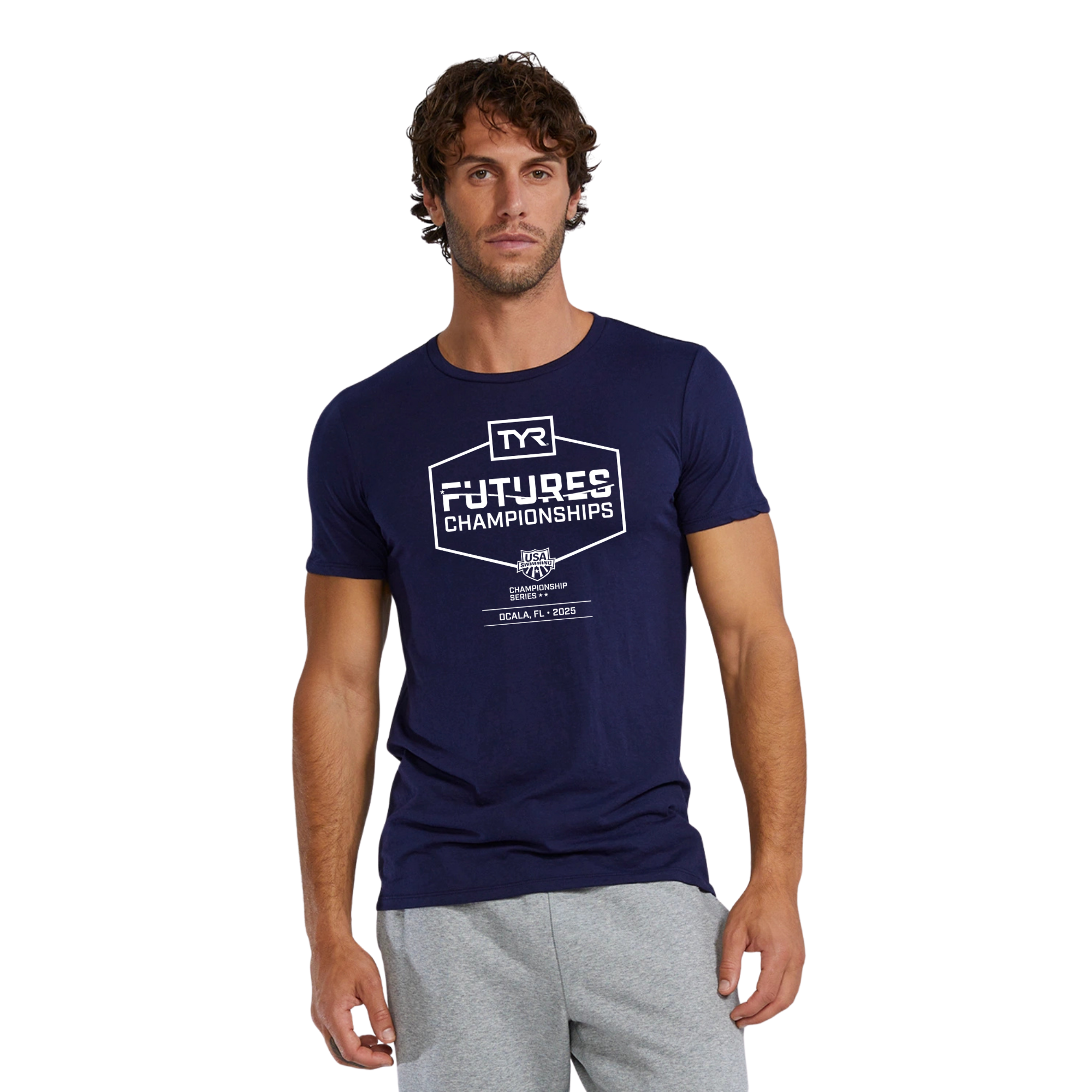 TYR Unisex Lightweight Soft Tech Tee (Logo: Outline) - 2025 Futures Ocala