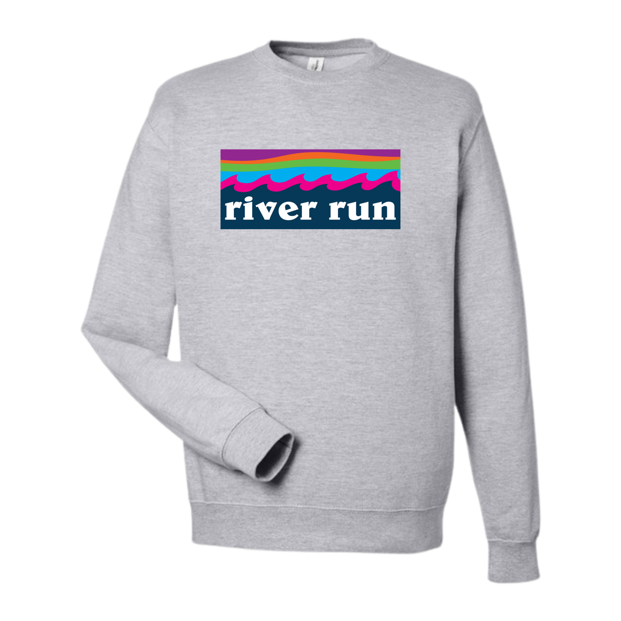 Fleece Crew Neck Sweatshirt (Customized) - River Run
