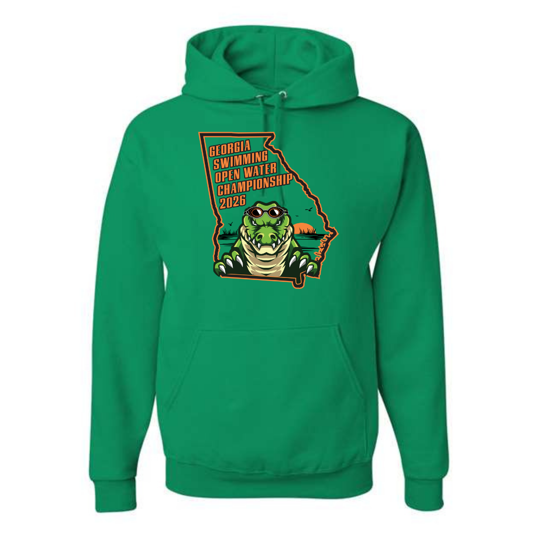 Medium Weight Unisex Hooded Sweatshirt (Customized) - Georgia Open Water 2026