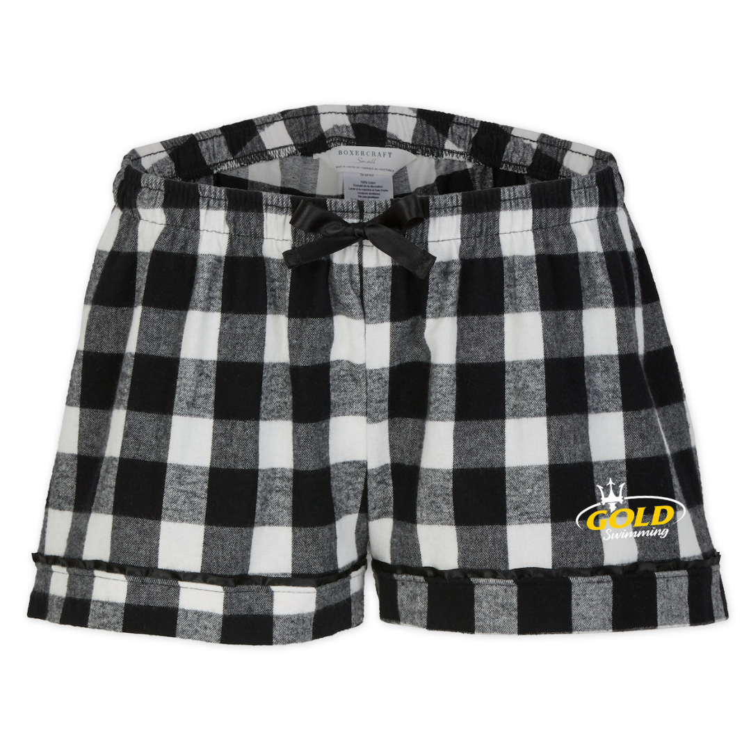 Boxercraft Women's Flannel Short (Customized) - Chattahoochee Gold