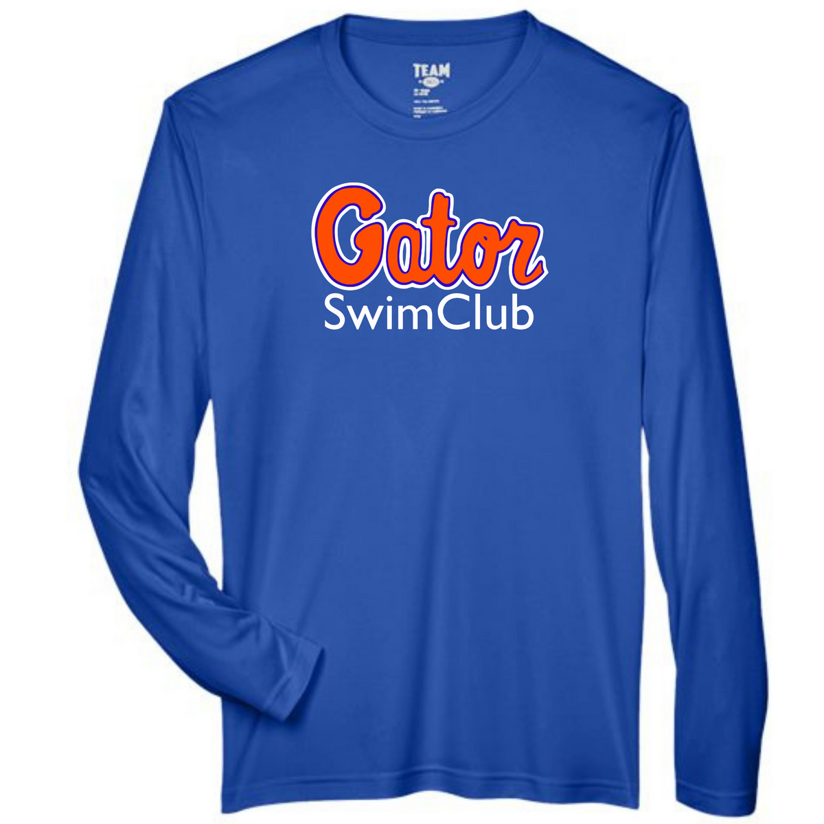 Performance Long-Sleeve Tee (Customized) - Gator Swim Club