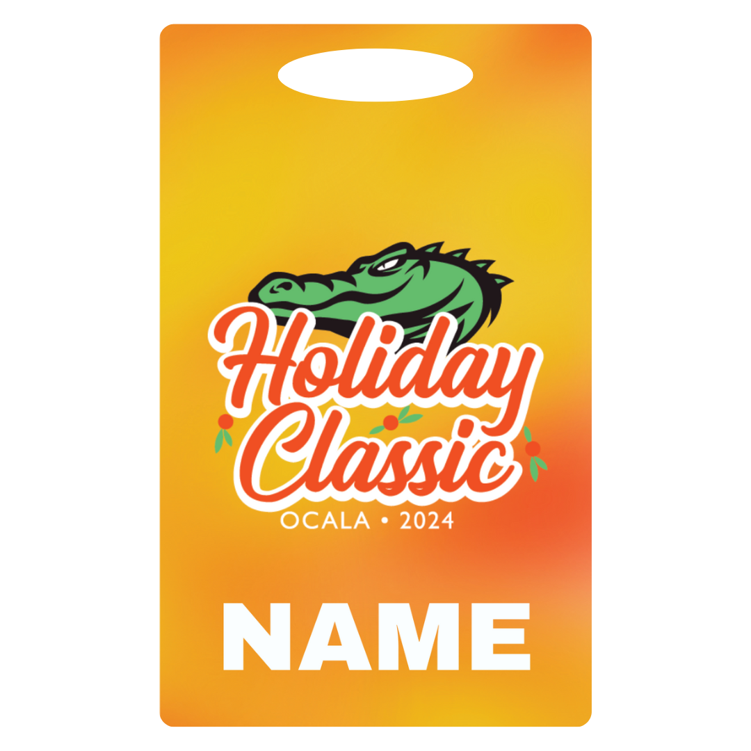Aluminum Bag Tag (Customized) - 2024 Speedo Holiday Classic