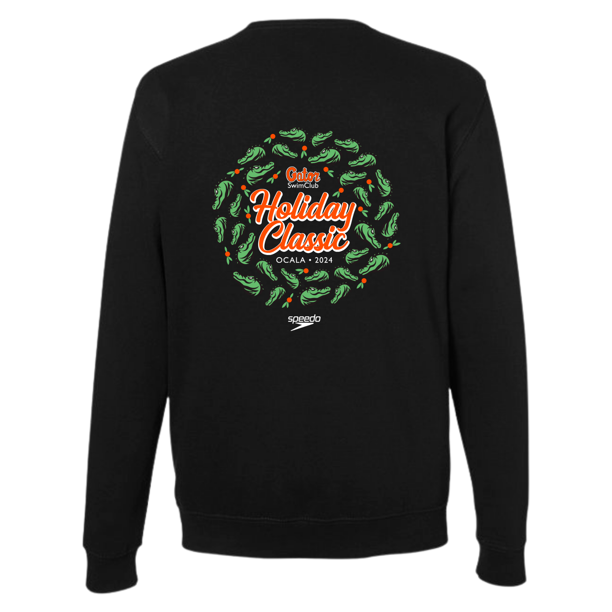 Fleece Crew Neck Sweatshirt Front & Back Logo (Customized) - 2024 Speedo Holiday Classic