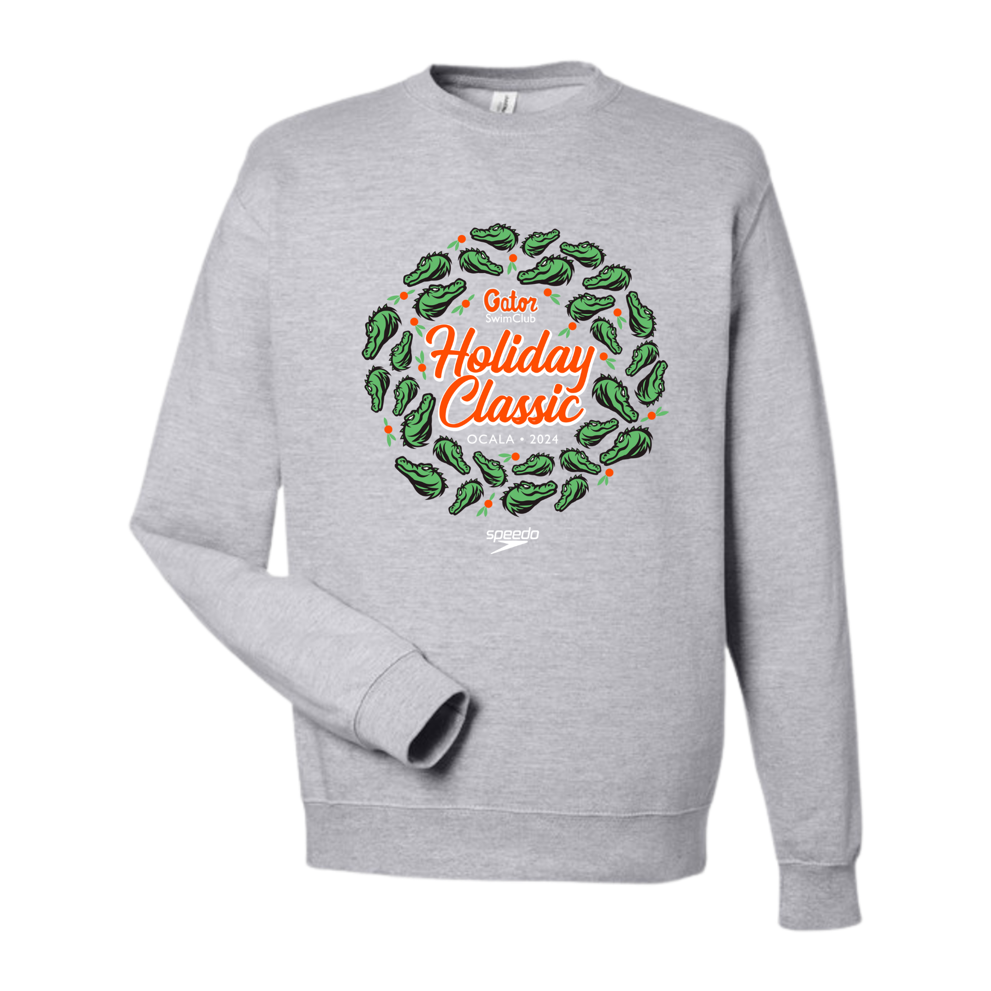 Fleece Crew Neck Sweatshirt Front Logo (Customized) - 2024 Speedo Holiday Classic