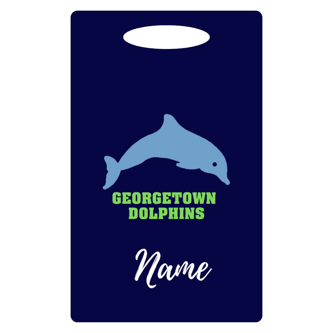 Aluminum Bag Tag (Customized) - Georgetown Dolphins