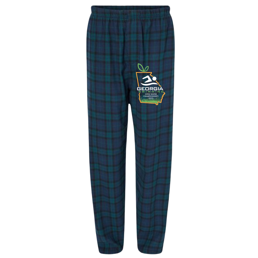 Boxercraft Flannel Pants (Customized) - Georgia Open Water Championships 2025