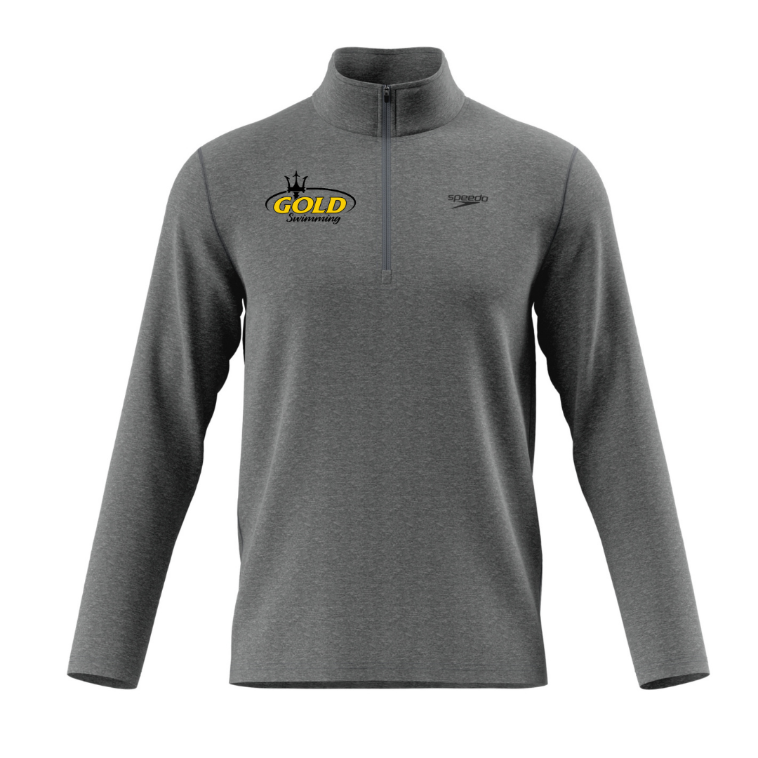Speedo Unisex Lightweight Jersey 1/4 Zip (Customized) - Chattahoochee Gold