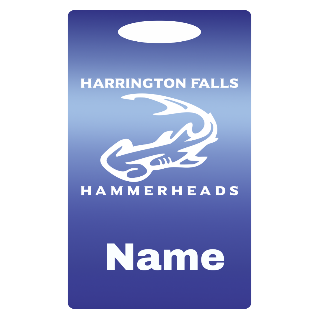 Aluminum Bag Tag (Customized) - Harrington Falls